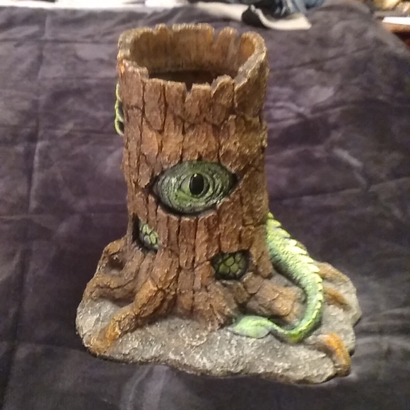 🐠Large TopFin Aquarium Tree Habitat NWT L12in x W9in x H12in Green Eyed Monster - Picture 1 of 8